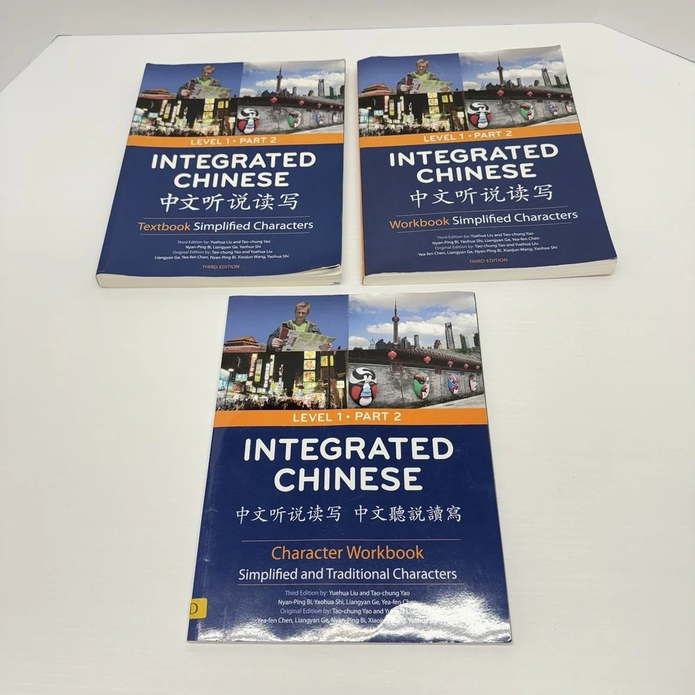 Integrated Chinese Textbook Simplified Characters Level 1 Part 2 Bundle Workbook